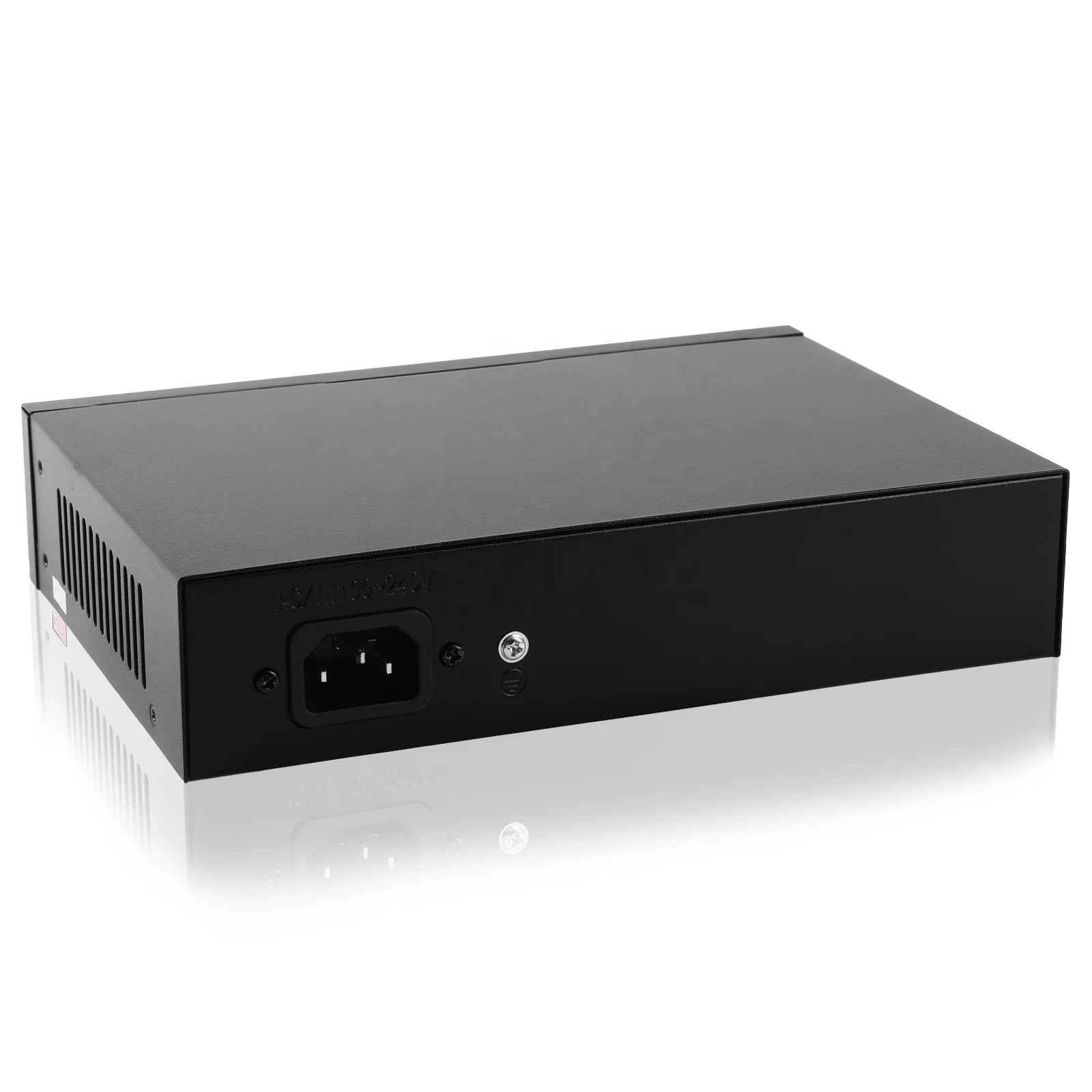 4 100Mbps +2  250m Distance Desktop Ethernet Switch AI Port Restart 75W Power Supply Adapter Max 30W Output PoE Switch