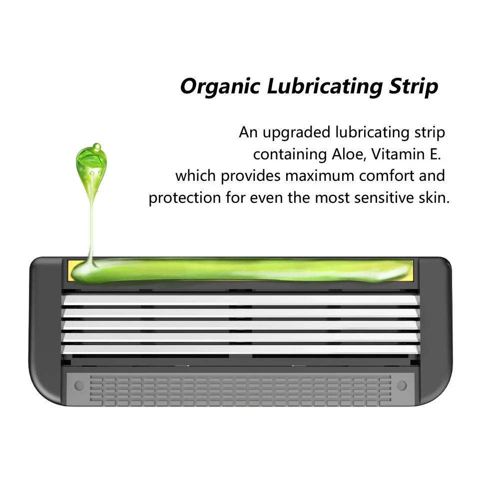 Rasierer Beard Metal Razor 5 Five Blaes Men Premium Safety Razor sets