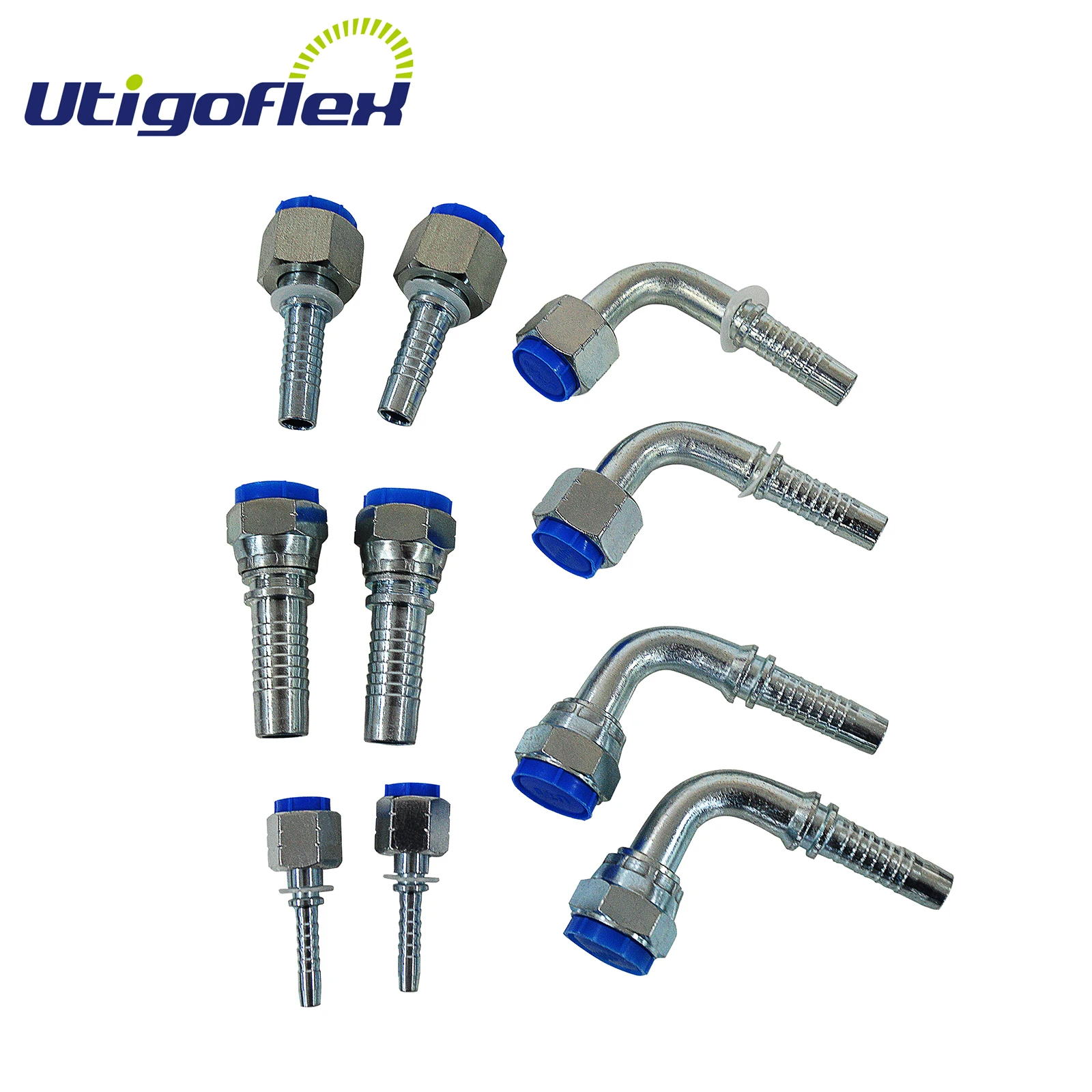 OEM Hydraulic Fittings Including DIN JIC BSP BSPT NPT ORFS Hydraulic Hose Pipe Fitting