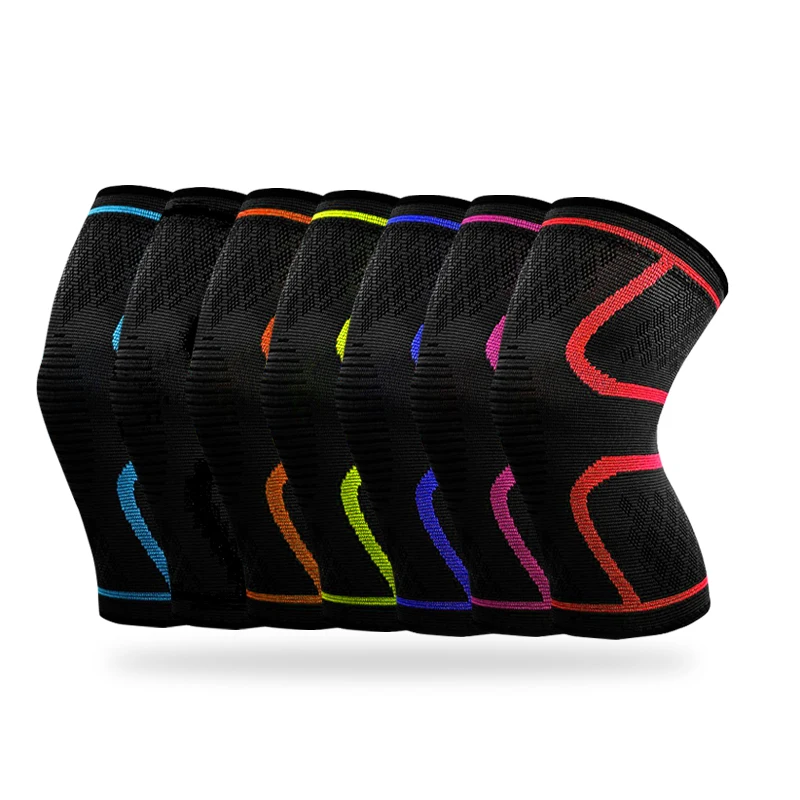 Non-slip Knee Sleeve Support Nylon Spandex Blend Knee Support Adjustable Protective Knee Pad