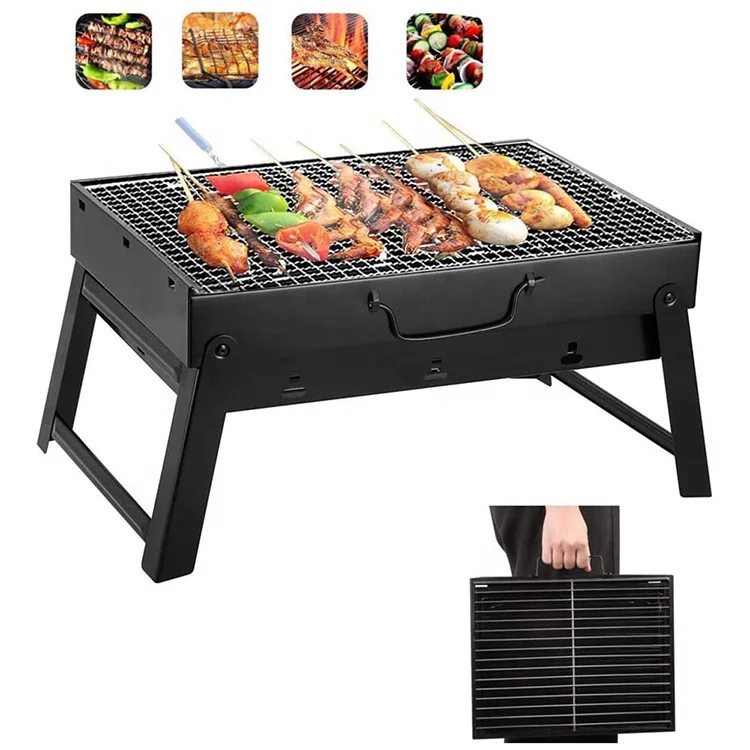 Professional Manufacturer Outdoor Portable Fireproof Charcoal Barbecue BBQ Grill