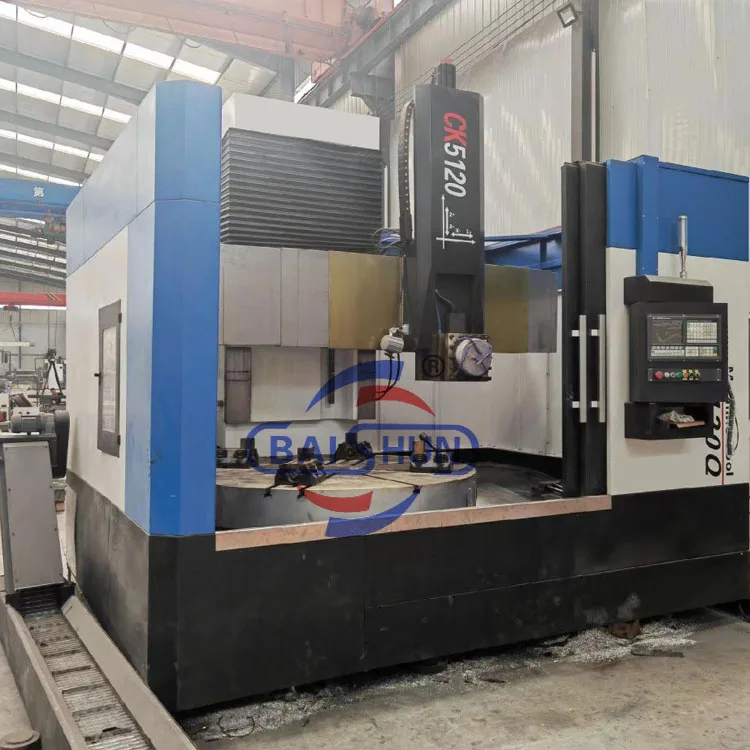 Chinese CK5112 Rotary Table Vertical CNC Turning Milling Lathe Machine Single Column Vertical Lathe