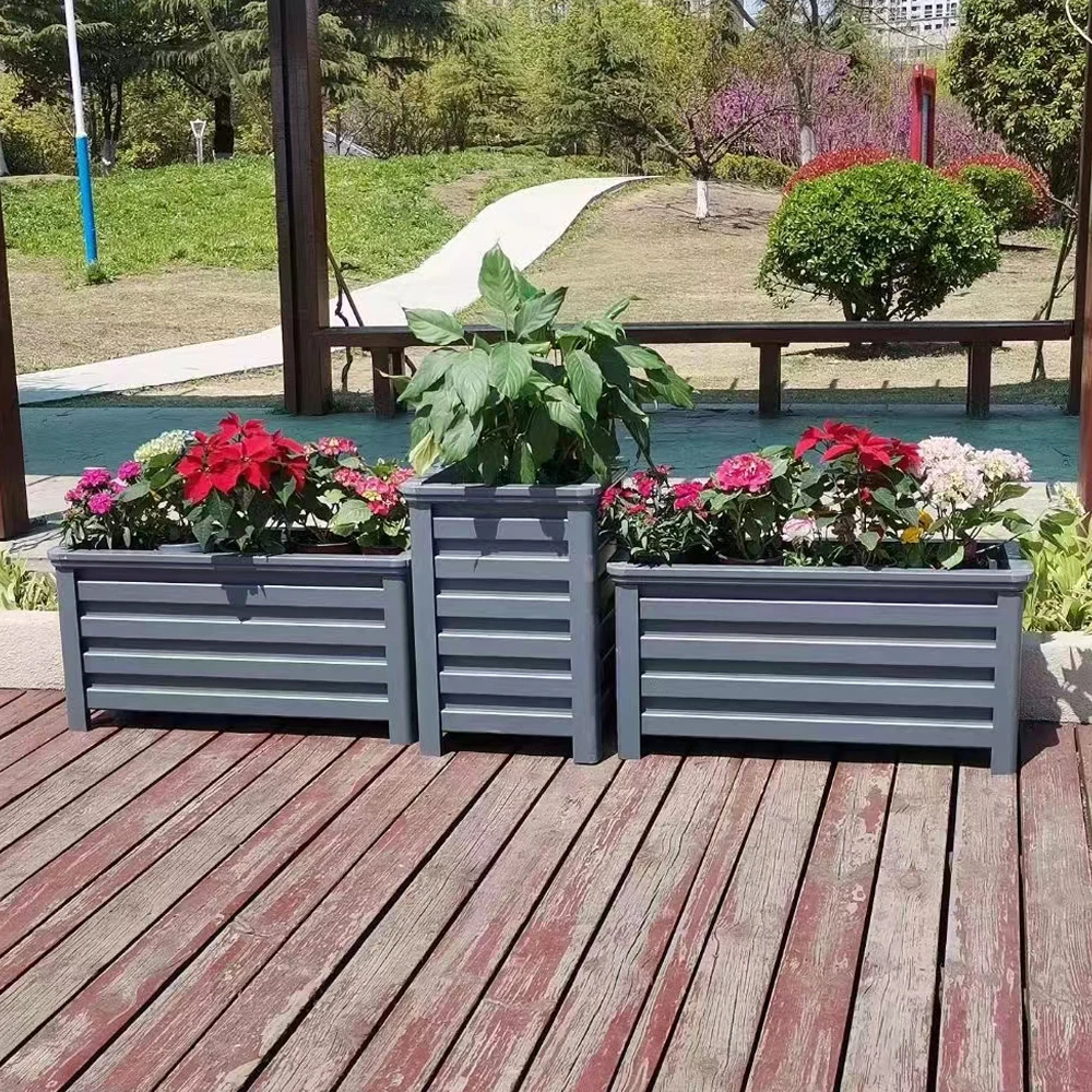 Manufacturer large box for flowers love flower box Outdoor planters for plants