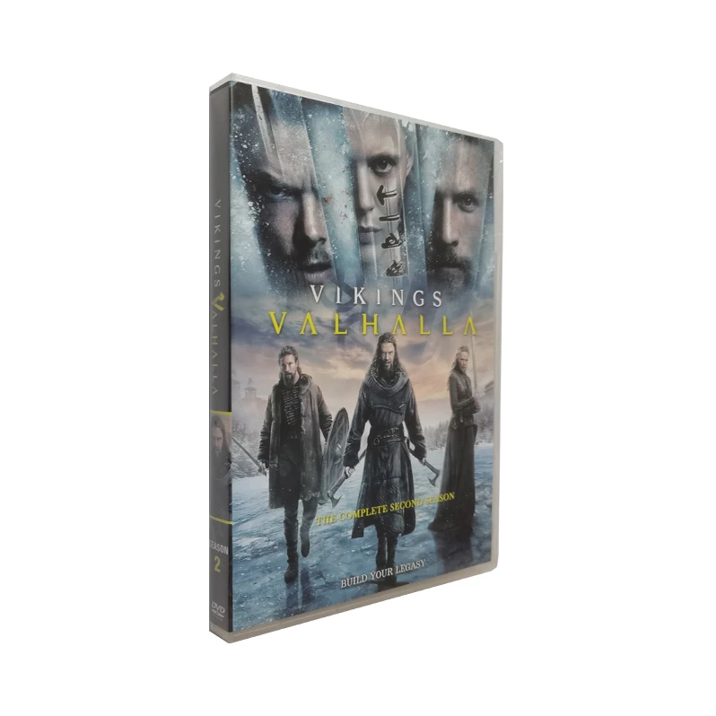 Vikings Valhalla сезон 2 новейшие DVD фильмы 3 диска оптом с завода Фильмы ТВ серия Мультфильм CD Blue ray бесплатная доставка