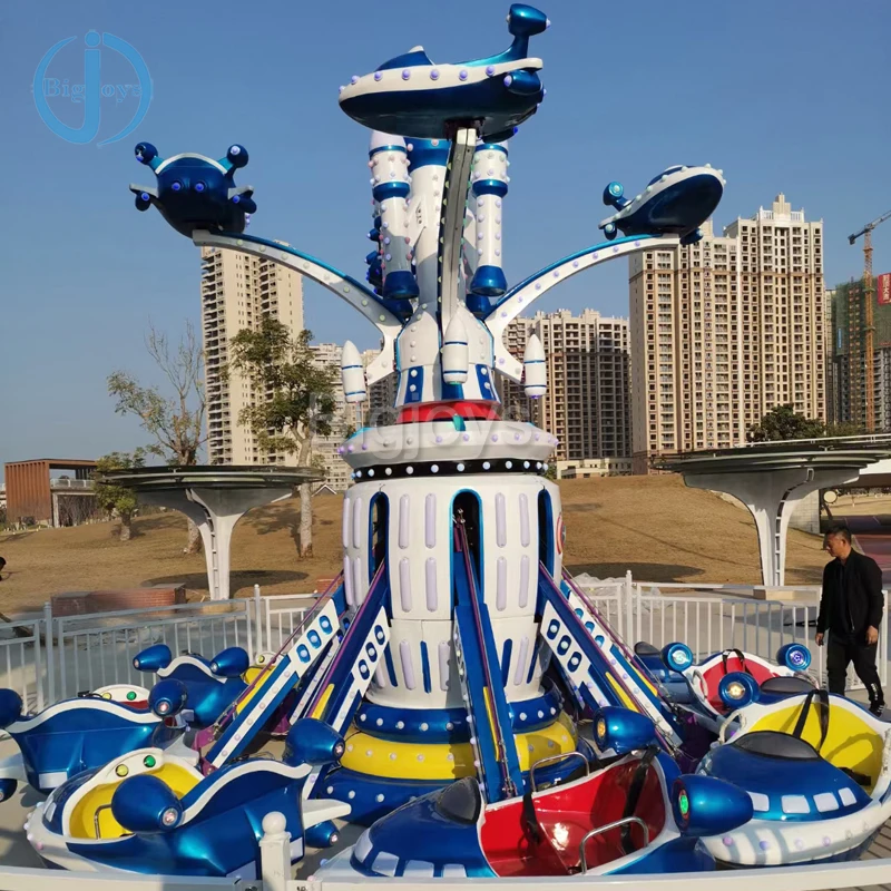 Exciting cheap amusement rides double seats flying plane rides children play game for sale