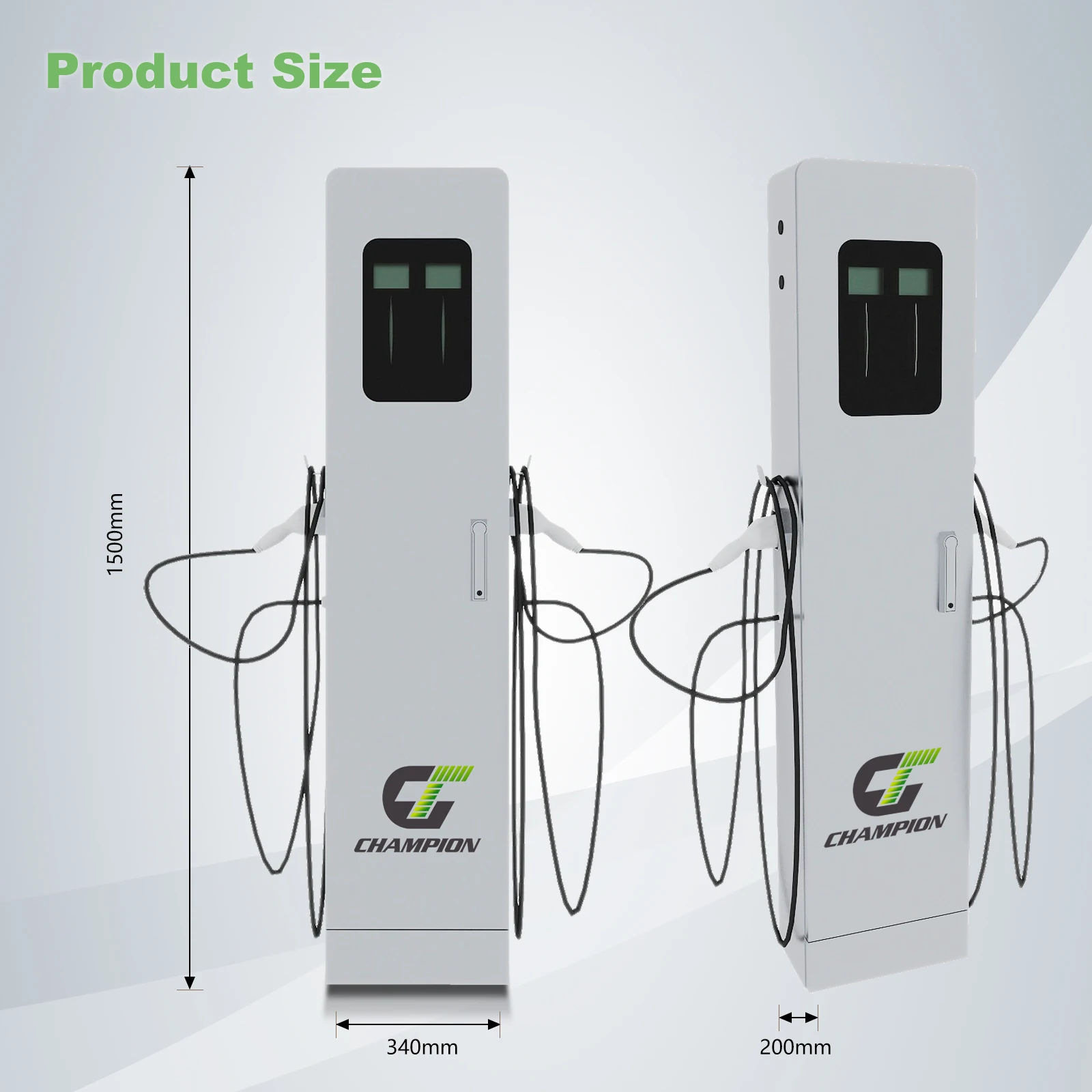 2024 Best Price AC Cabinet Charging Pile Hot-selling Floor-standing EV Charger with CE for Electric Car Charging