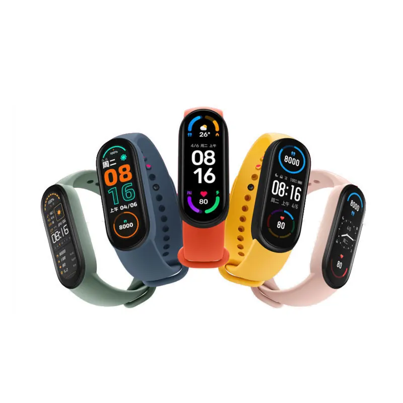 Xiaomi Mi Band 6 Smart Bracelet NFC Wireless Waterproof AMO LED Touch-type full screen Heart Rate Fitness Tracker mi