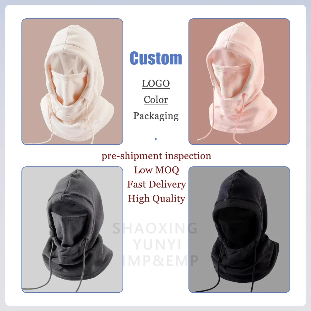 windproof thermal cold weather thick balaclava ski full face mask beanie uv protection sun hood lightweight  for men