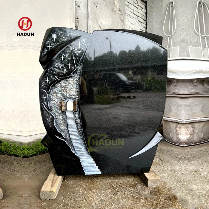 China Black Granite Monument Tombstone Headstones