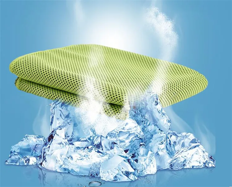 multi-color instant cooling ice towel Microfiber long sports towel for workouts