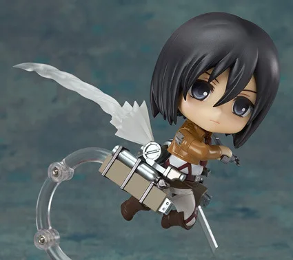 Mikasa Ackerman 365 Clay man Anime PVC Action Figure Toys Vinyl Doll Collection Model # Collection Nendoroi