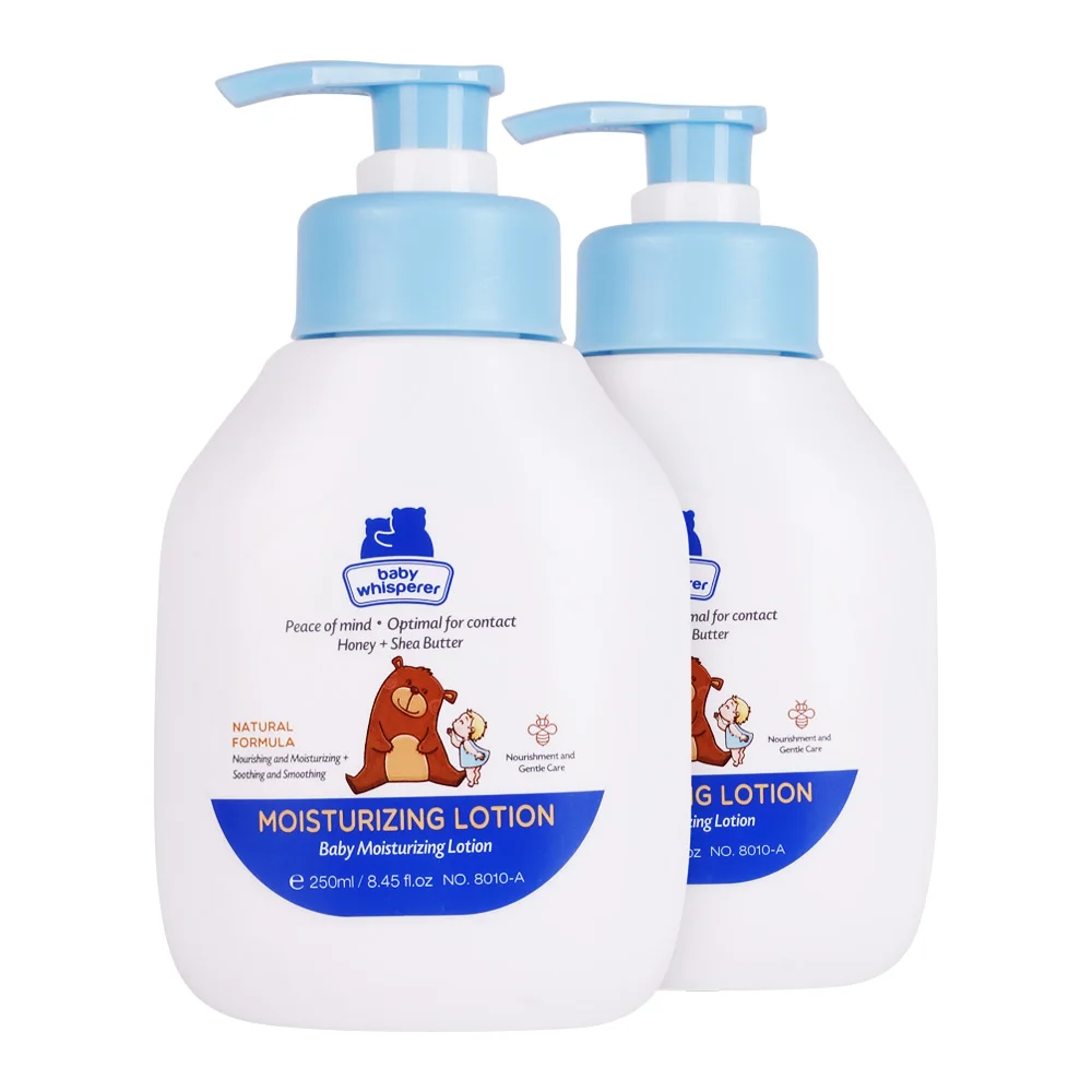 Babywhisperer 250ml oragnic baby cream body lotion with baby skin whitening lotion.
