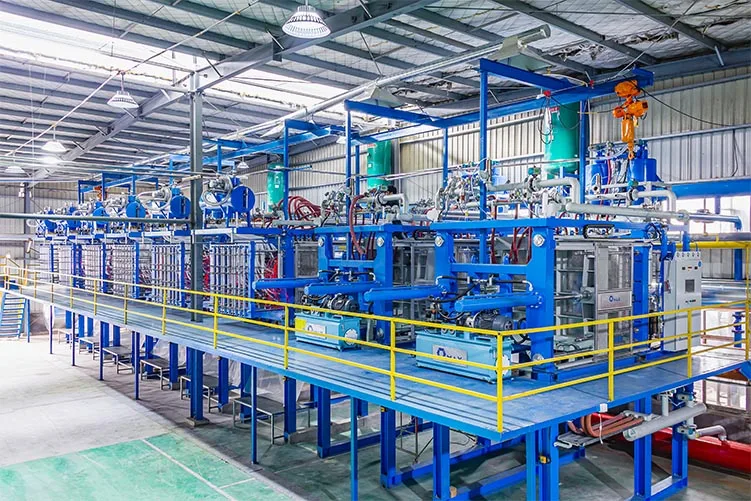 New type EPS Foam Shape Moulding Molding Machine For EPS Fish Fruit Box Cornice Fridge Package Production Line