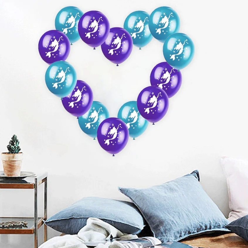 RUI YI Party Decorating Mermaid Balloon Themed Party Mermaid Banner Party Decorating