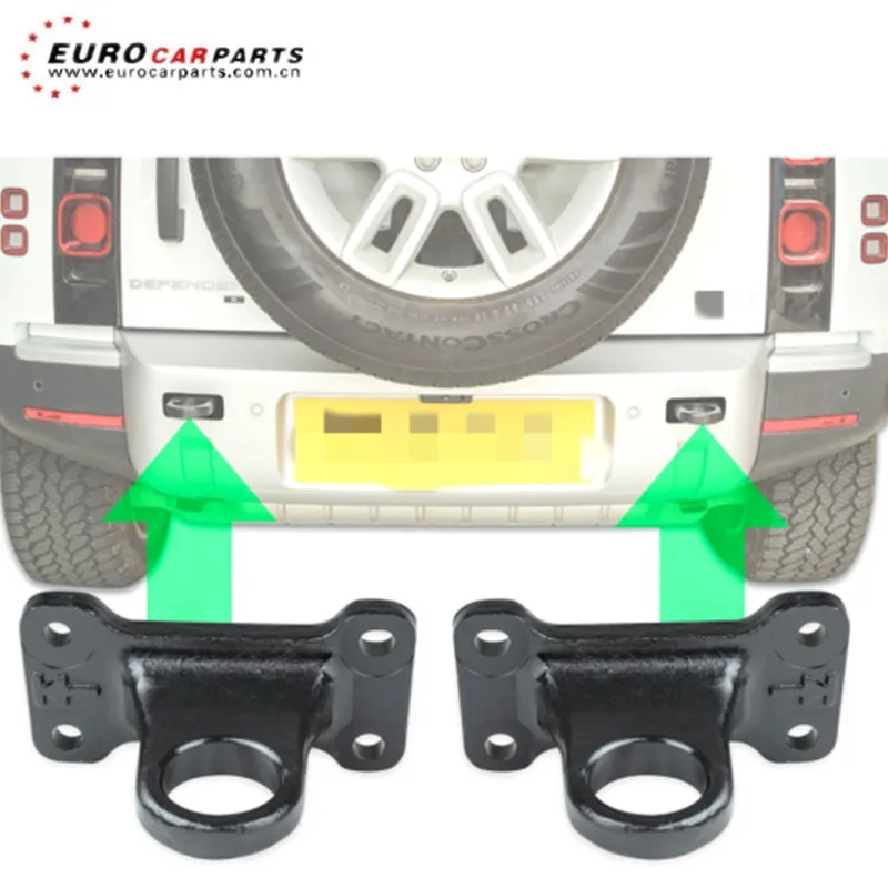 Hot sale defender rear bumper trailer bar fit for car body kit red black and silver color hooked