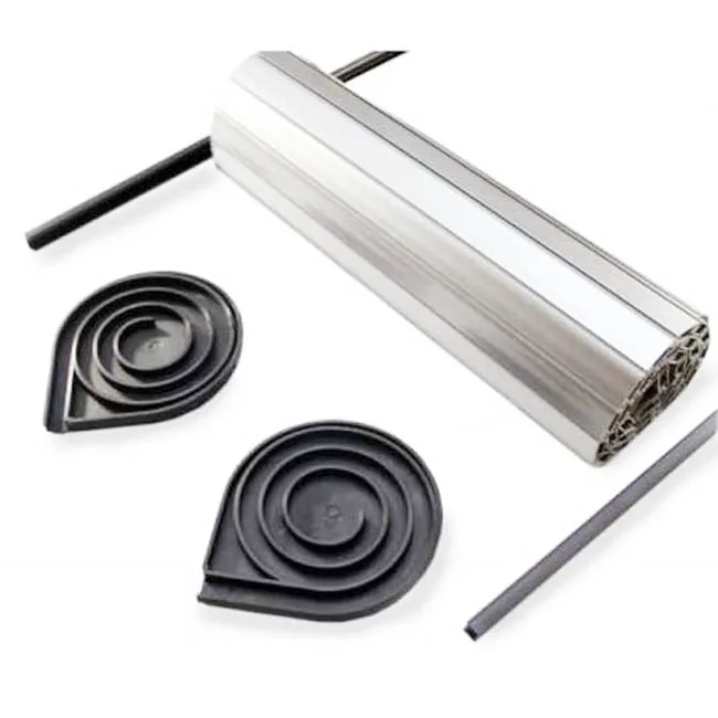 
Kitchen Furniture Plastic Extrusion Profiles Vertical Open PVC ABS Slats RV Slats Tambour Door roller shutter doors for RV 