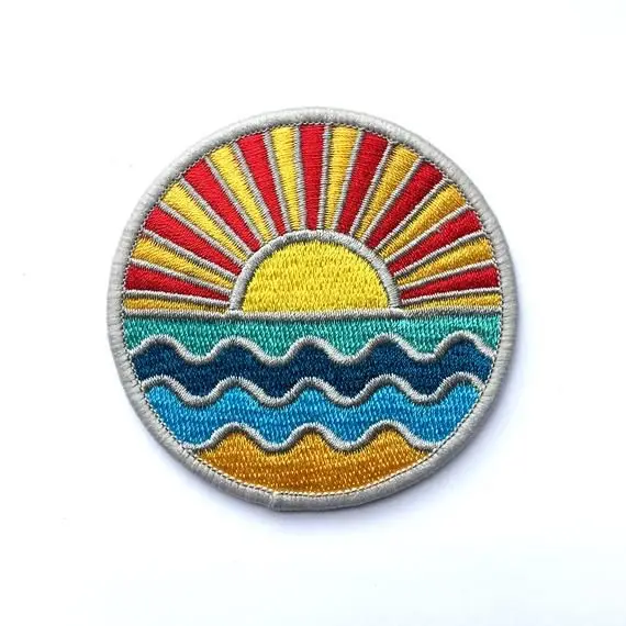 Custom badges style high density sublimation letters 3D embroidery patch for clothing bags hats