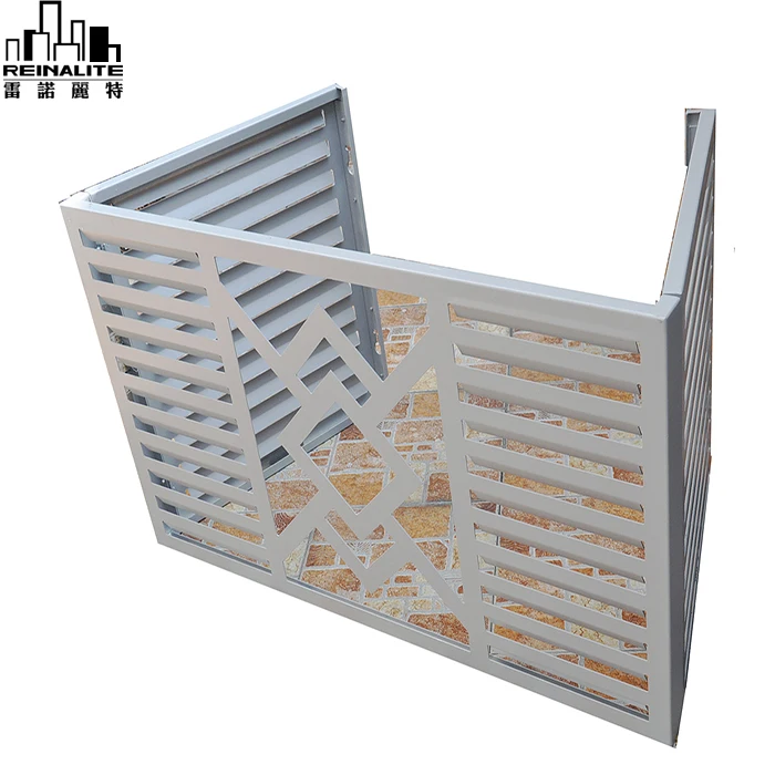 Уличная декоративная алюминиевая крышка для кондиционера