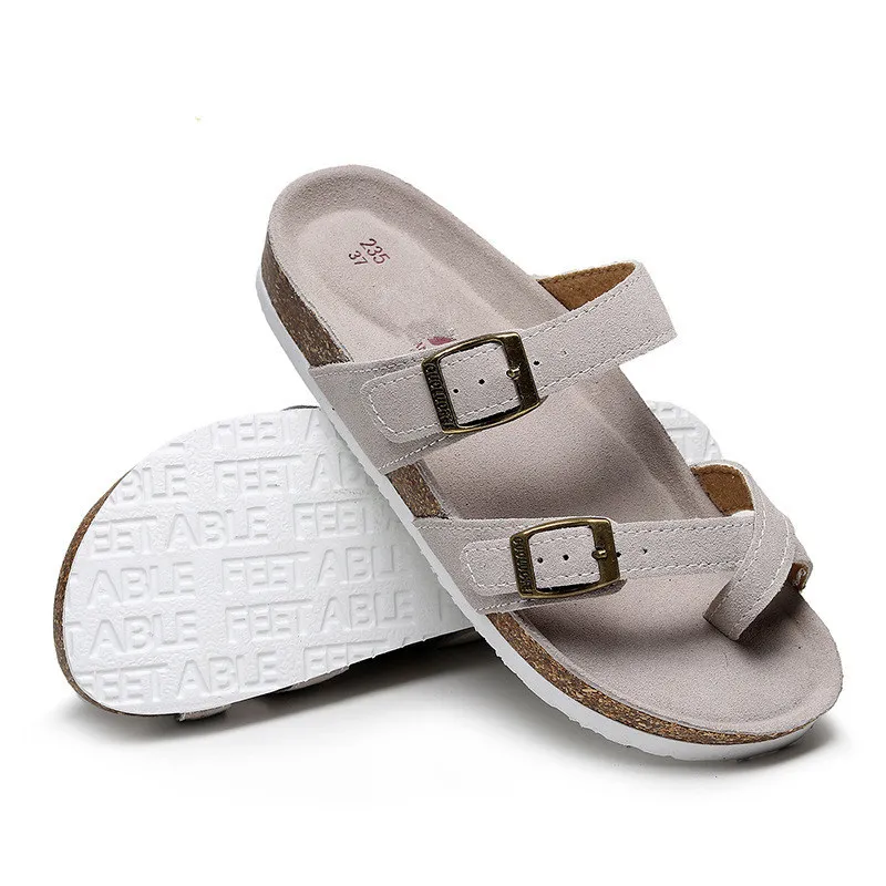 beach male leather designer printing fancy casual soft custom slippers sandals for men