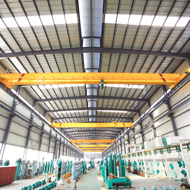Electric single beam bridge overhead crane 10ton with hoist