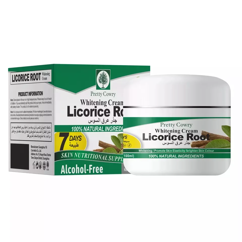 Licorice Root Day Night Face Cream Anti-aging Bleaching Whitening Cream Moisturizing Anti-wrinkle SkinCare Essence 100ml