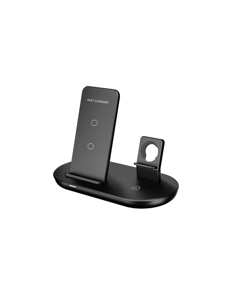 High Performance 3 In 1 Wireless Charger Adapter Wireless Fast Charging Station  Wireless Charging Stand Dock