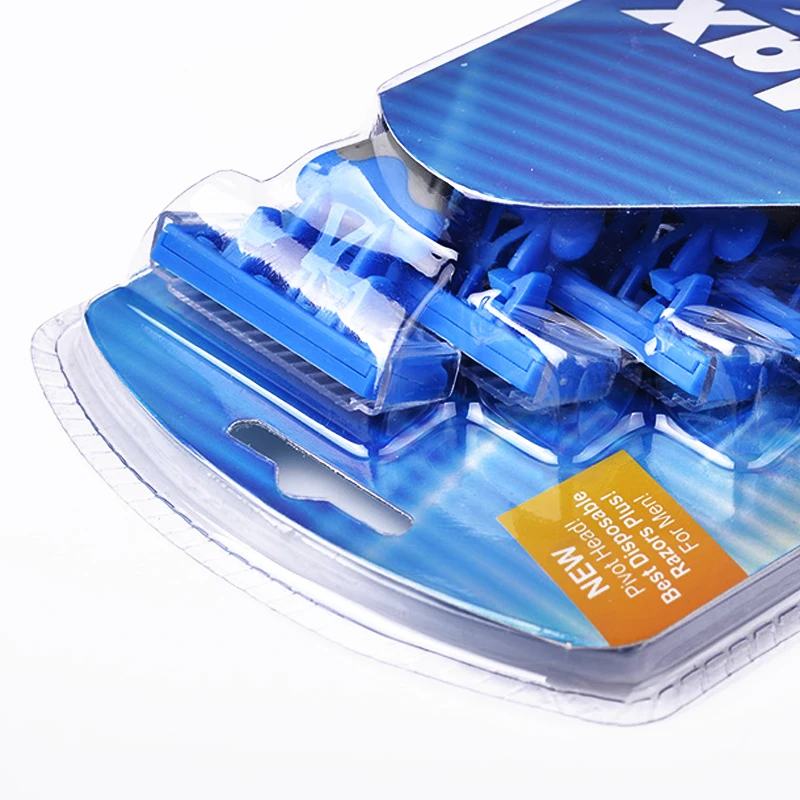 4 Pieces razor shave stainless steel blade triple blade razor suppliers