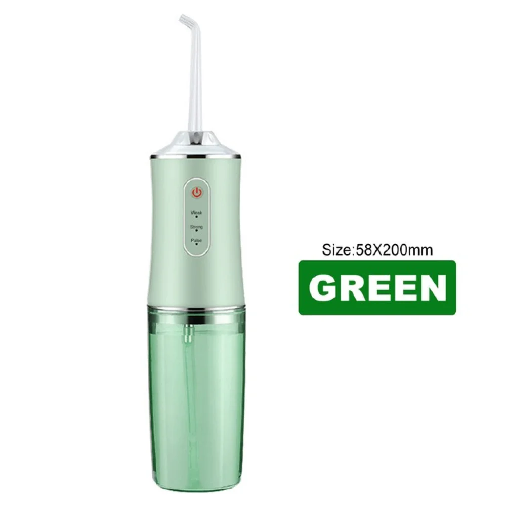 Portable Electric Water Floss Dental Cordless Oral Care Wireless Tooth Jet Flosser for Travel Whitening