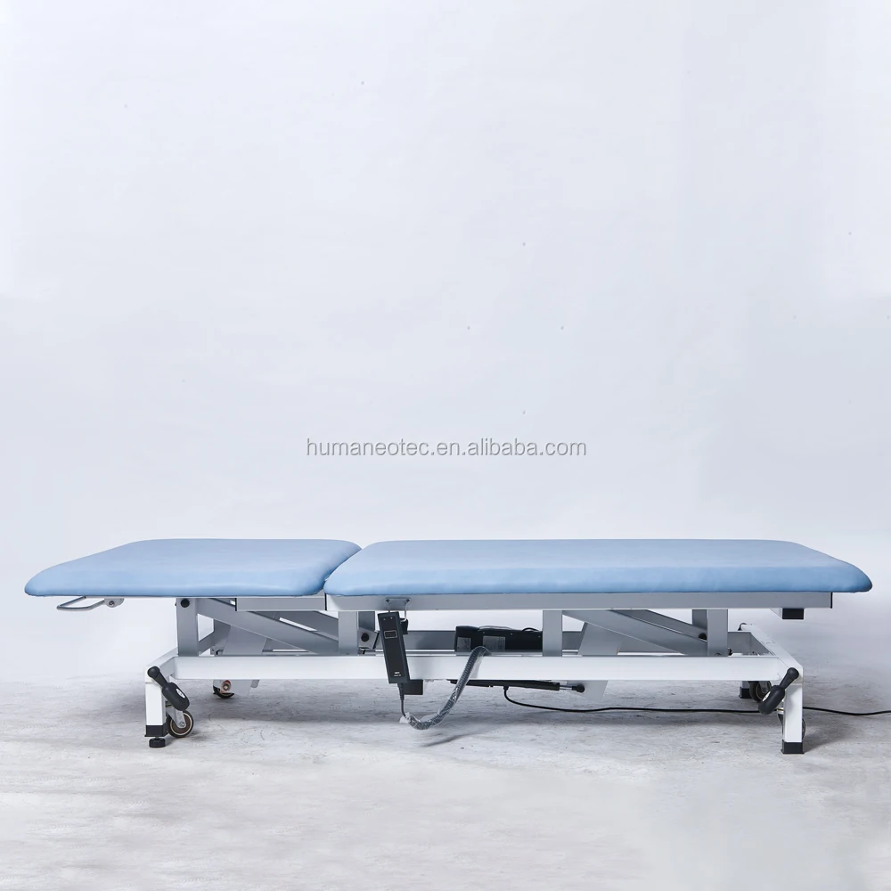 Physical therapy beds rehabilitation equipment 2 section Exercise electric bed elderly care massage bed