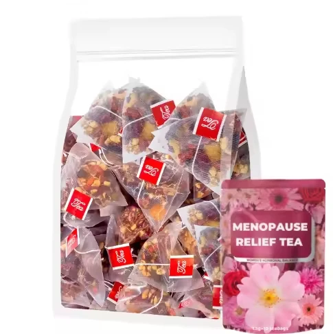 Private label menopause hot flashes regulate emotions tea women tea