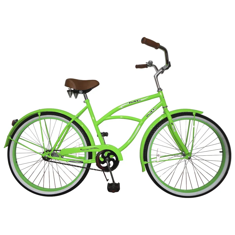 USA market Beach cruiser bike 26 inch City bicycle with pedal brake