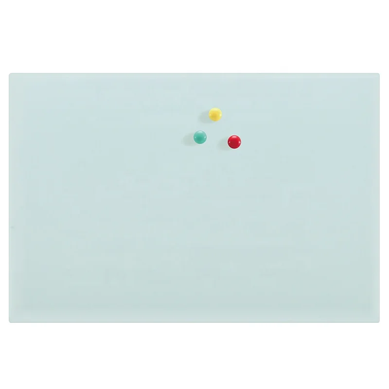 Hot selling Magnetic Glass Whiteboard Wall mount Frameless Black Glass Board 24 x 18 Inches Black Surface Glass Dry Erase Board