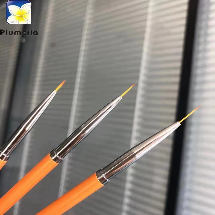 Factory Wholesale Nylon Hair eyeliner brush Watercolor oil Painting Art Supplies Artist Brushes