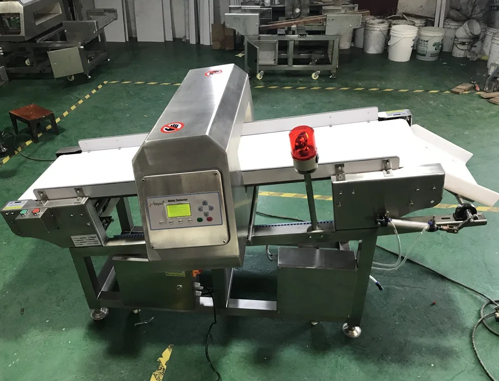 Best thick seam automatic flap rejector digital intelligent food metal detector rice flours production
