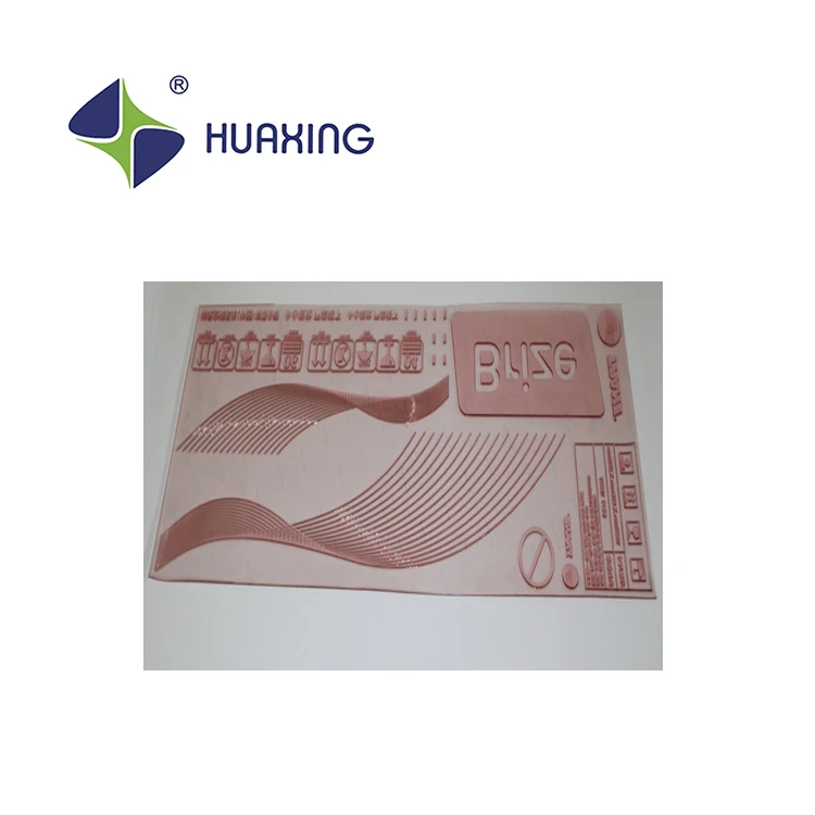 2.54mm digital customized Huaxing flexographic printing plates for label
