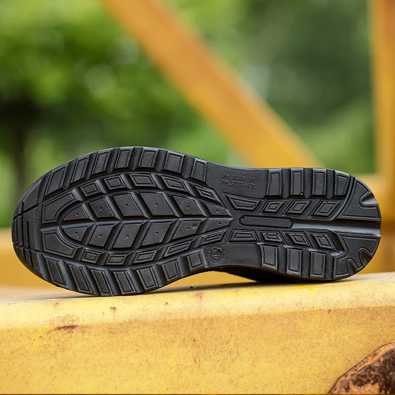 Lightweight waterproof steel toe puncture proof men safety shoes breathable work shoes