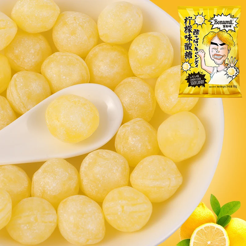 Leisure Pack Shaped Hard Fruity Cheap Sour Candy Individually Packed Wholesale Candy In Bulk