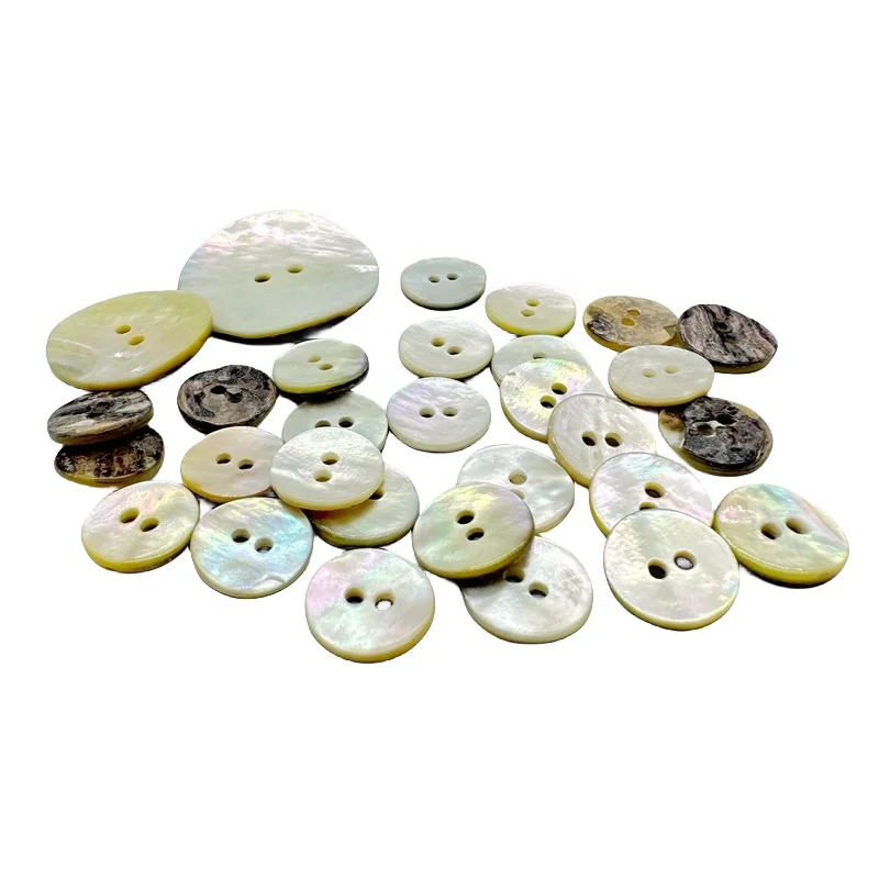 Laser natural freshwater mother of pearl river agoya seashell abalone japanese marquis buttons sewing four two eyes for shirts