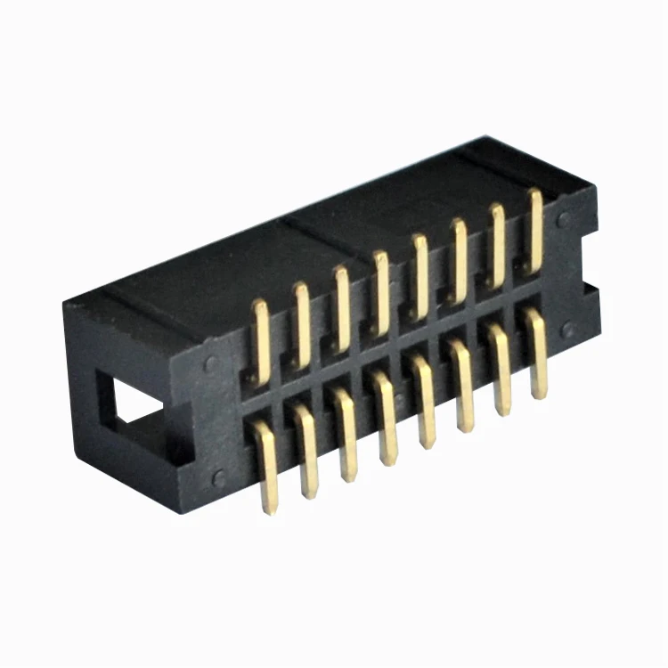 PCB Connector 2.54mm SMD 2 Row Box Header For IDC Cable