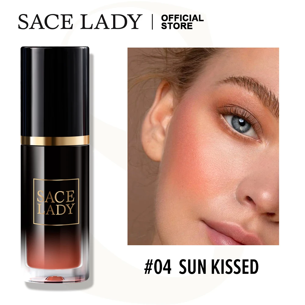 
SACE LADY Liquid Blush Makeup Natural Lightweight Pink Blush Private Label Cream Blush 5 Colors 6ml SL276 