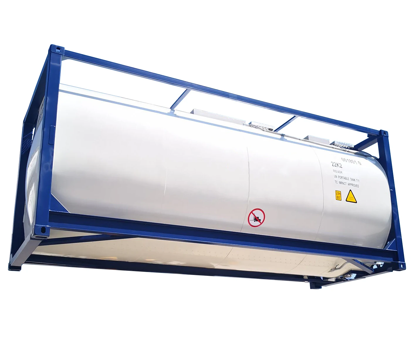 316L Stainless Steel Food Grade ISO T4-T11 Shipping Tank Container For Sale