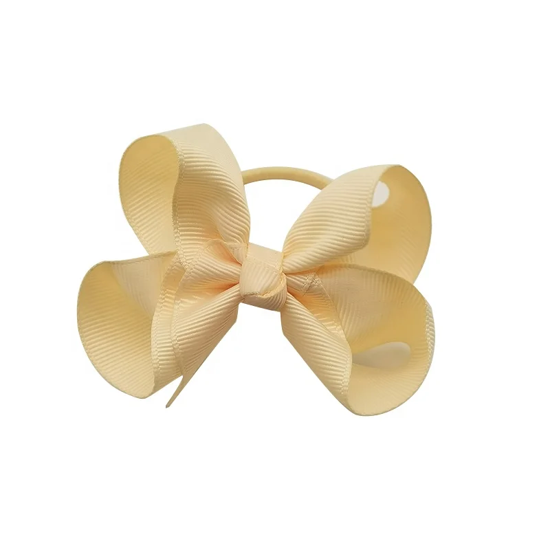 E-Magic Best selling Jojo siwa custom 3 inches Grosgrain Ribbon bow with elastic rubber for girls hair accessory