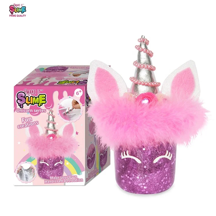 Нетоксичный сделать его слизь En71 игрушка слизь оптовая продажа игрушки единороги слизь Diy