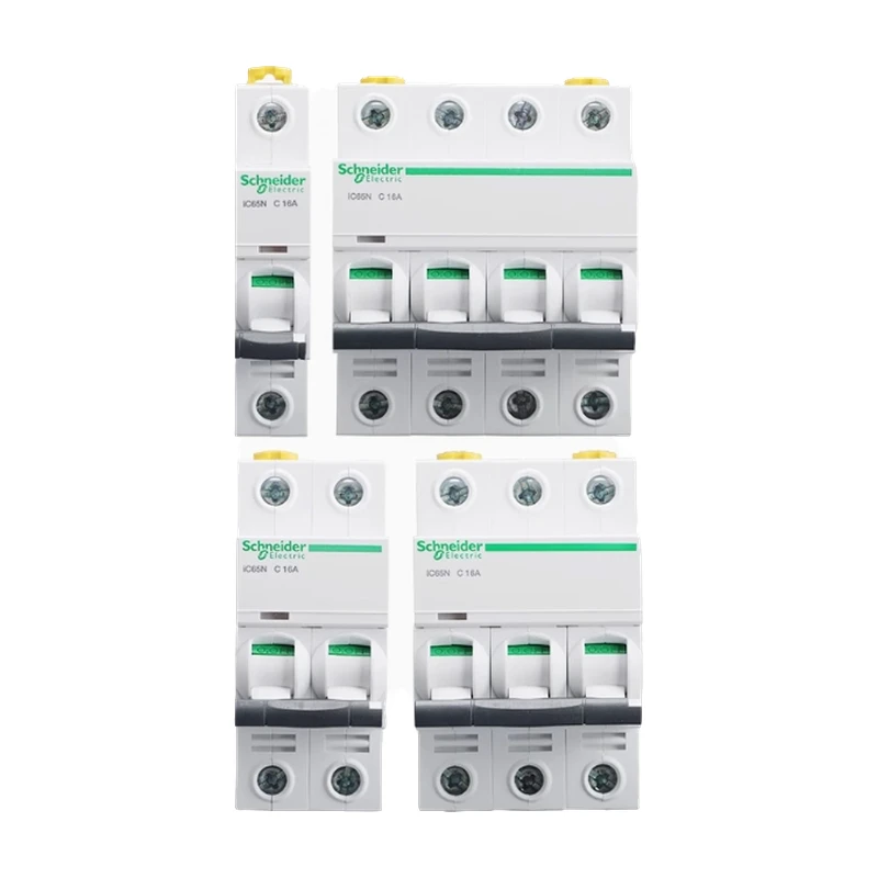 Schneider  Miniature circuit breaker air switch IC65N 4P C1A/2A/3A/4A/6A/8A/10A/13A/16A/20A/25A/32A/40A/50A/63A/80A