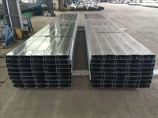 
High quality standard lipped c purlin c section c channel steel dimensions 