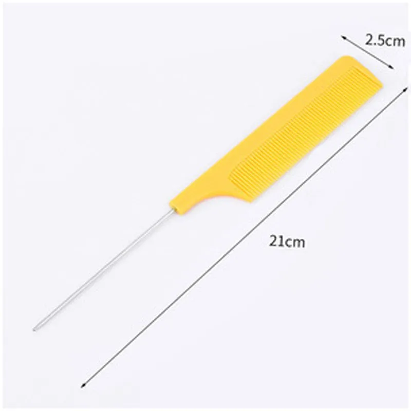 Rainbow Comb Tip Tail Comb Hair Tools Hair Picking Hair Cutting Plastic Tony Cover Comb