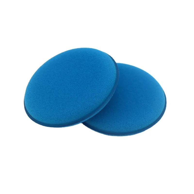 Premium Round Sponge Car Wax Applicator Car Wax Polishing Applicator Foam Sponge Ultra Soft Car Cleaning Tool