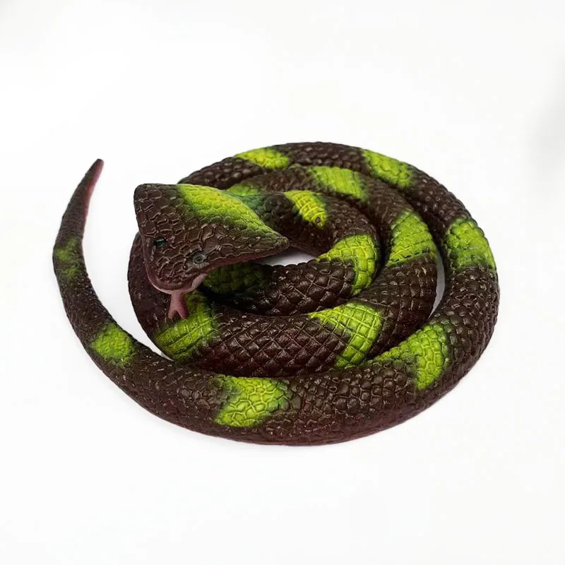 Brand New Halloween delicate lifelike Soft Spoof Trick Toy Snake