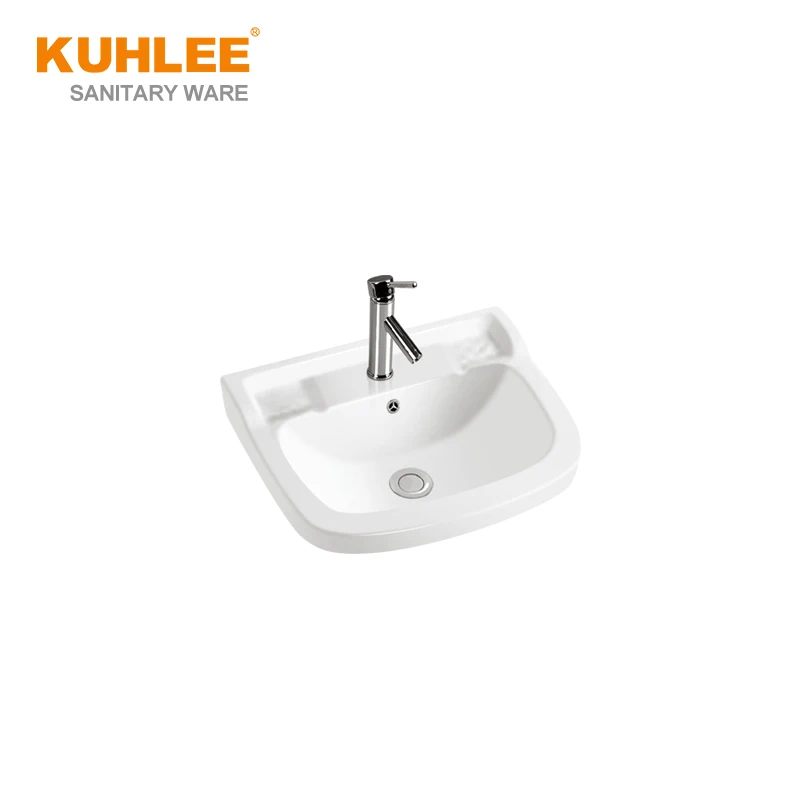 
Chaozhou Manufacturer Hot Sales Ceramic Wall-hung Basin Wash Wash Hand Sink 7822-7833 