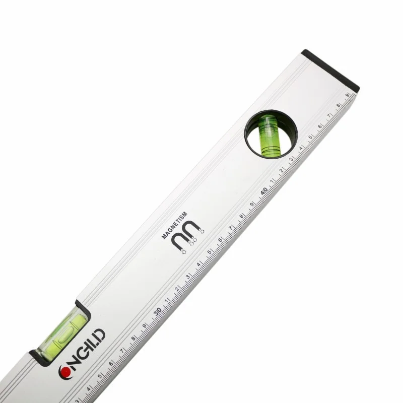 Wholesale High Accuracy 300-1000MM Heavy Duty Horizontal Construction Hardware Tool Alloy Aluminium Spirit Level 5cm Wide